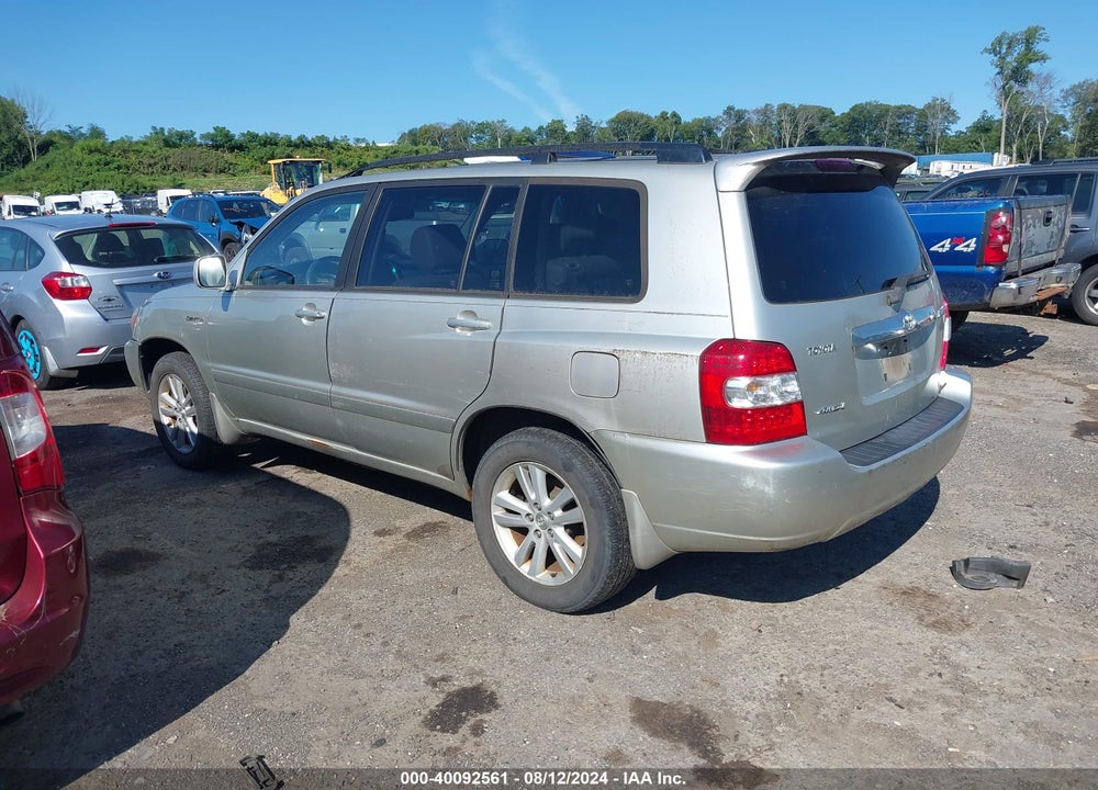 2006 TOYOTA HIGHLANDER HYBRID LIMITED V6 VIN: JTEEW21A360012445