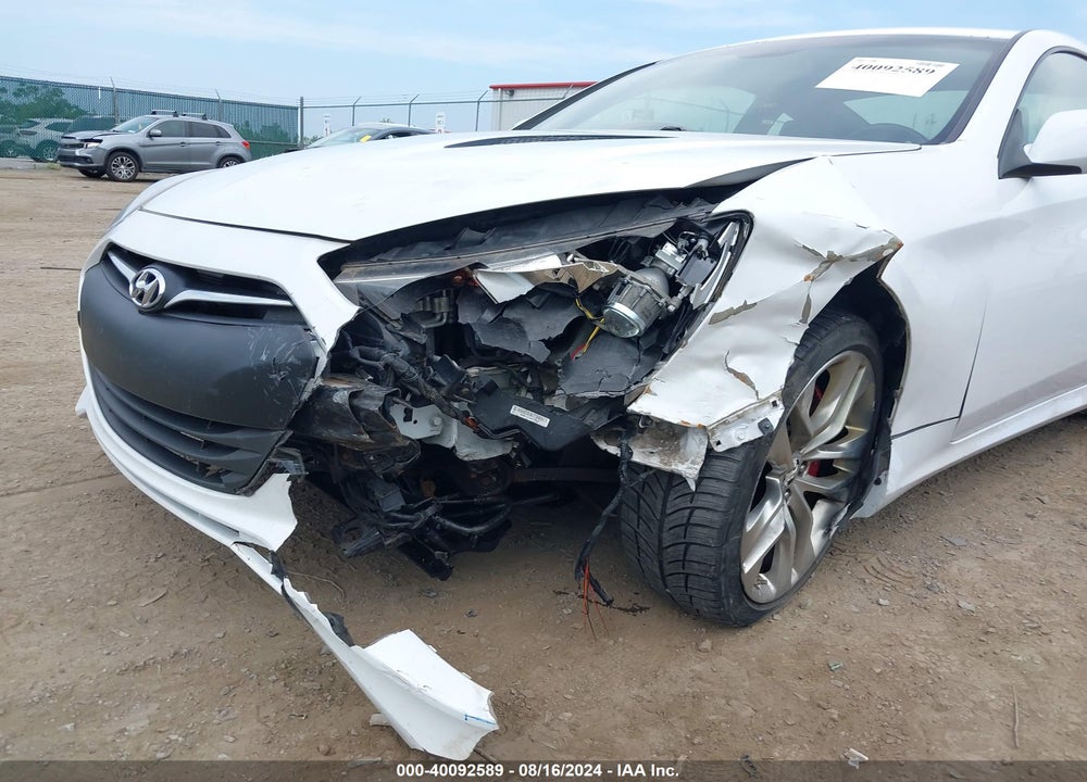 2013 HYUNDAI GENESIS 3.8 TRACK VIN: KMHHU6KJ8DU111941