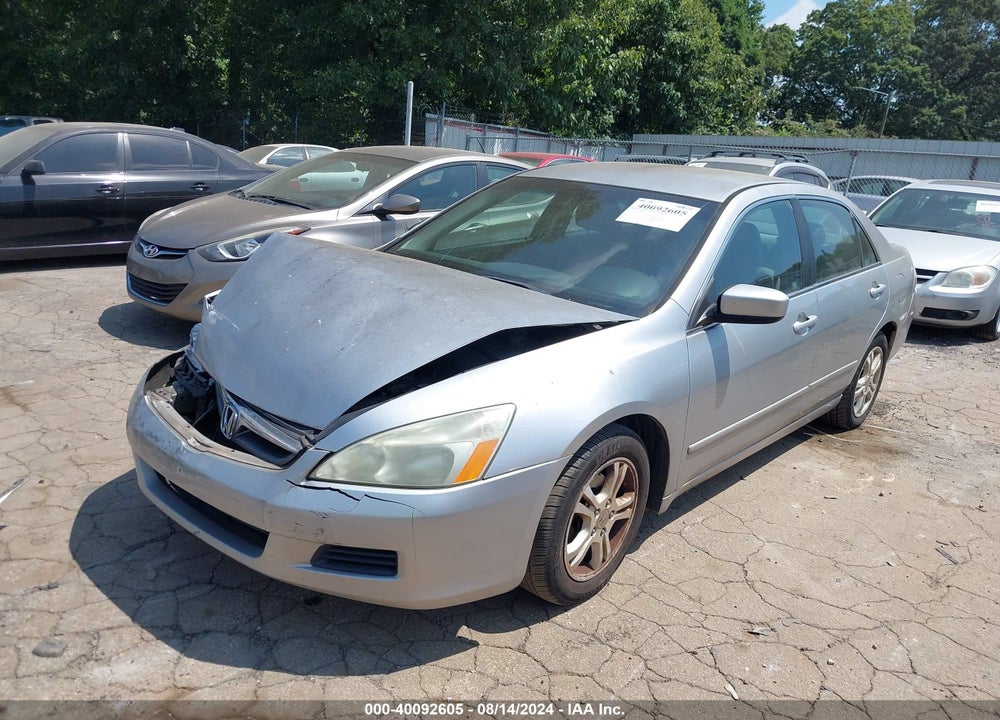 2007 HONDA ACCORD 2.4 SE VIN: 1HGCM56327A144722