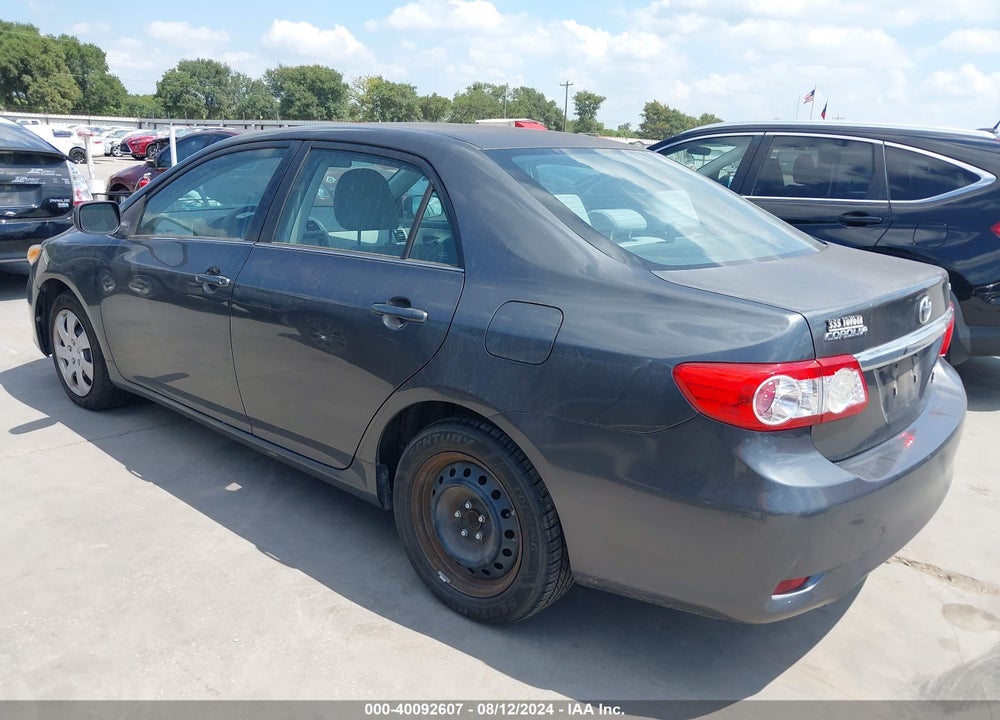 2013 TOYOTA COROLLA LE VIN: 2T1BU4EE9DC063604