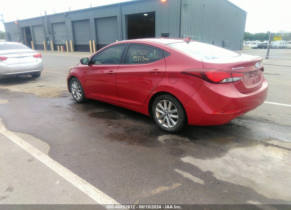 2015 HYUNDAI ELANTRA SE VIN: KMHDH4AE0FU393720