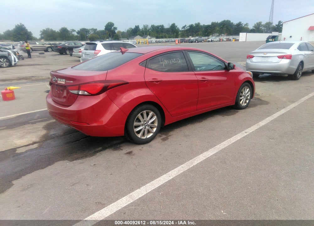 2015 HYUNDAI ELANTRA SE VIN: KMHDH4AE0FU393720