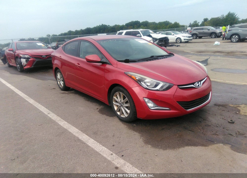 2015 HYUNDAI ELANTRA SE VIN: KMHDH4AE0FU393720