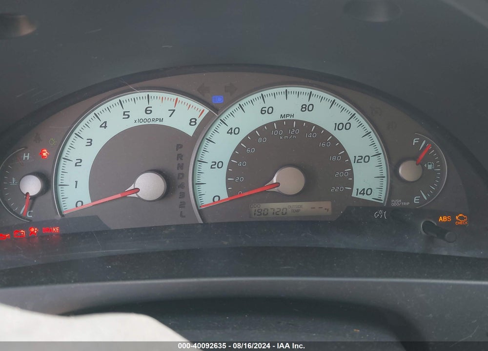2007 TOYOTA CAMRY VIN: 4T1BE46K67U654882