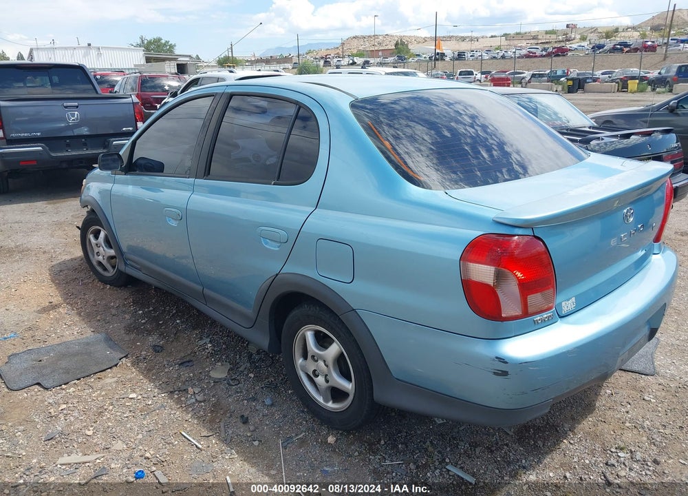 2002 TOYOTA ECHO VIN: JTDBT123220236407