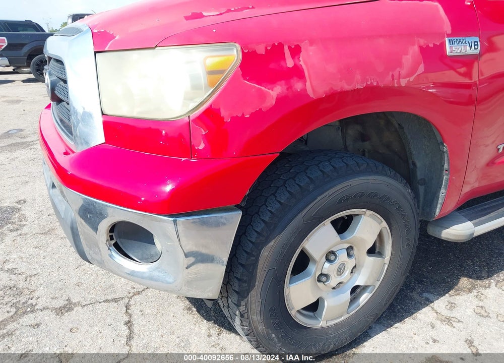 2007 TOYOTA TUNDRA SR5 V8 VIN: 5TFRV54177X014343