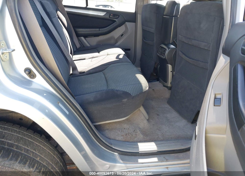 2005 TOYOTA 4RUNNER SR5 SPORT V6 VIN: JTEBU14R858040584