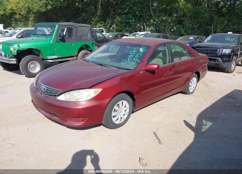 2006 TOYOTA CAMRY LE VIN: 4T1BE32K26U123578
