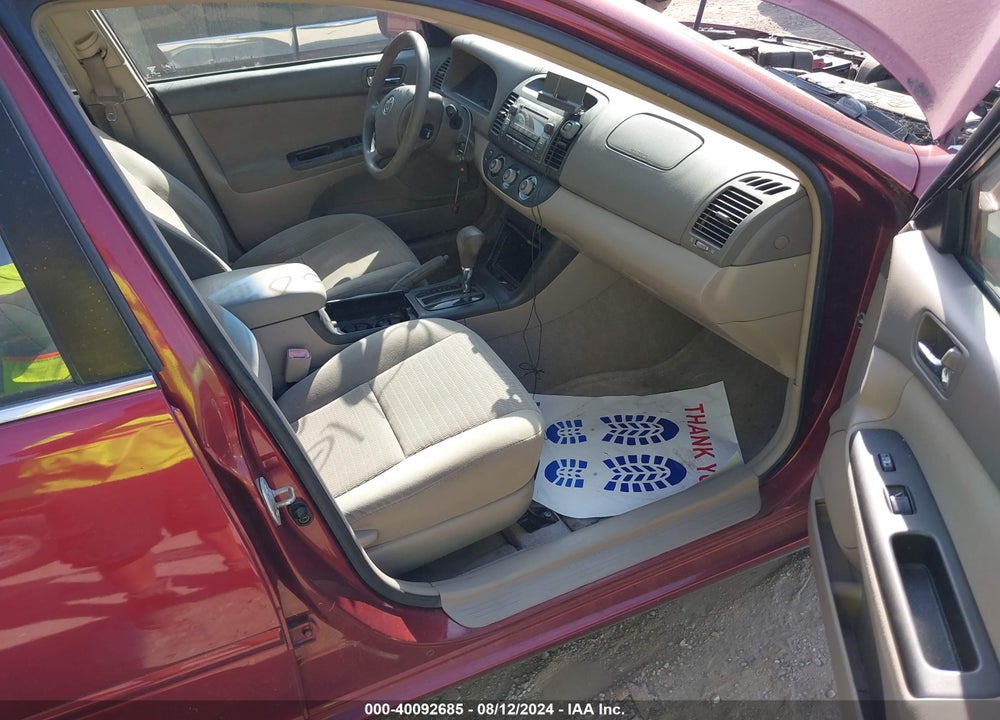 2006 TOYOTA CAMRY LE VIN: 4T1BE32K26U123578