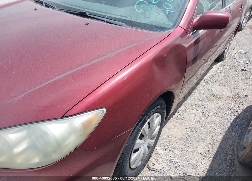 2006 TOYOTA CAMRY LE VIN: 4T1BE32K26U123578