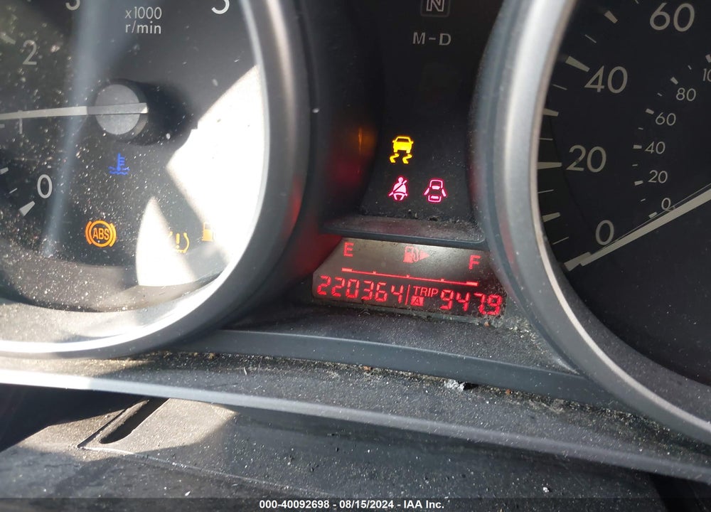 2011 MAZDA 3 I TOURING VIN: JM1BL1VGXB1434600