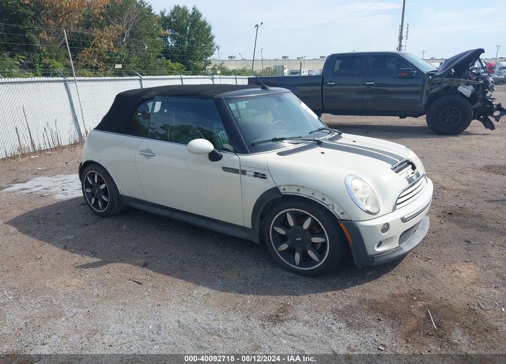 2008 MINI COOPER S VIN: WMWRH33598TL97272