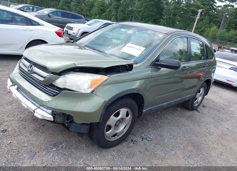 2009 HONDA CR-V LX VIN: 5J6RE48389L008996