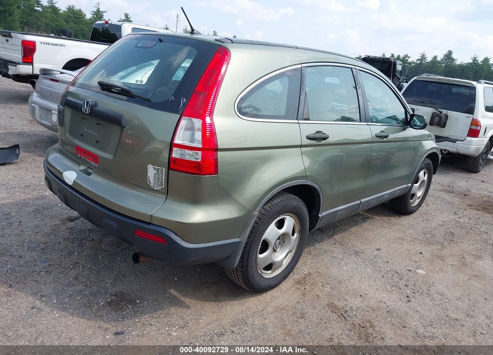 2009 HONDA CR-V LX VIN: 5J6RE48389L008996