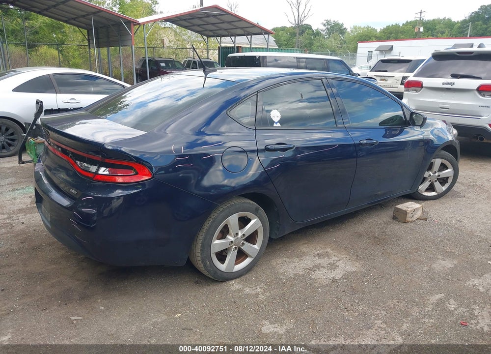 2016 DODGE DART SXT VIN: 1C3CDFBB1GD593717