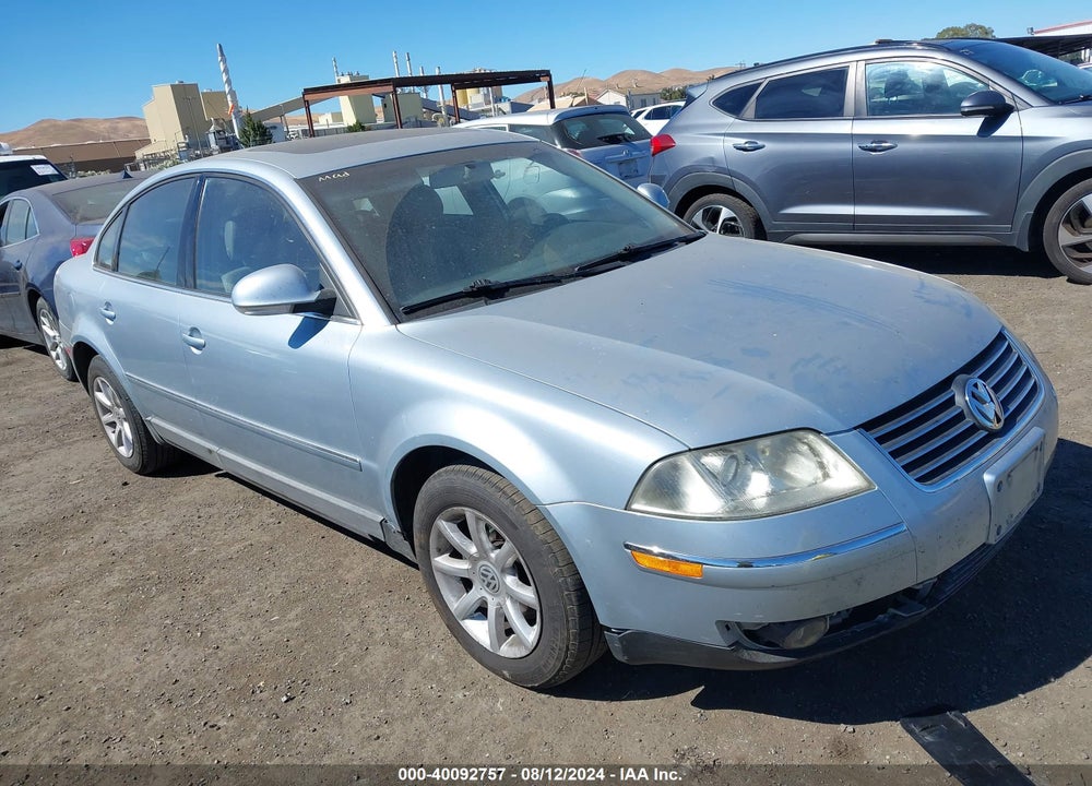 2004 VOLKSWAGEN PASSAT GLS VIN: WVWPD63B64P252058