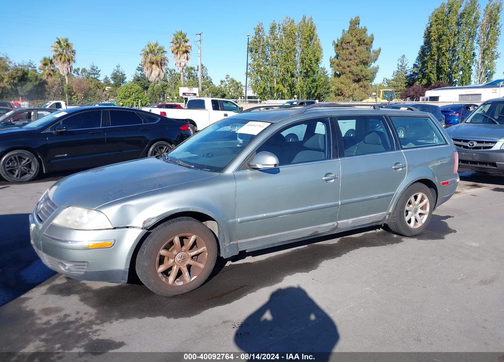 2004 VOLKSWAGEN PASSAT GLS VIN: WVWVD63BX4E287477