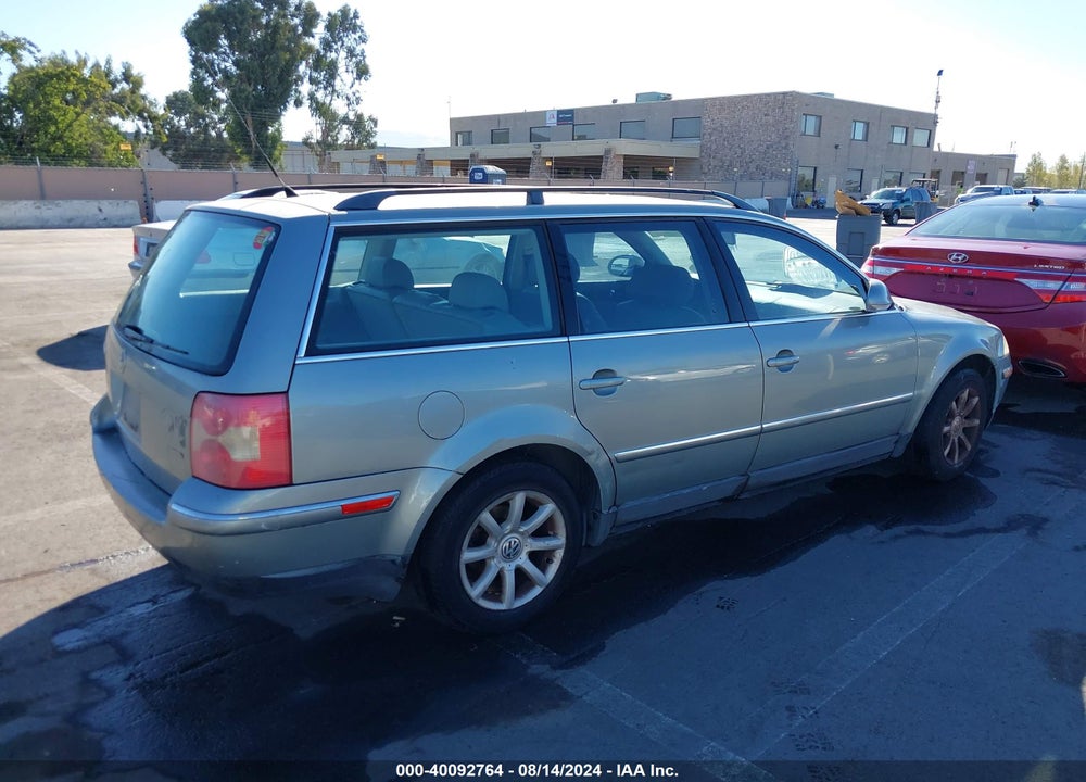 2004 VOLKSWAGEN PASSAT GLS VIN: WVWVD63BX4E287477