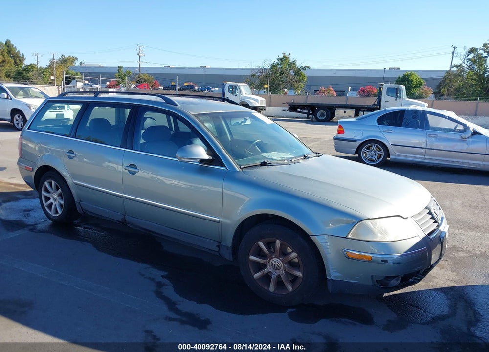 2004 VOLKSWAGEN PASSAT GLS VIN: WVWVD63BX4E287477