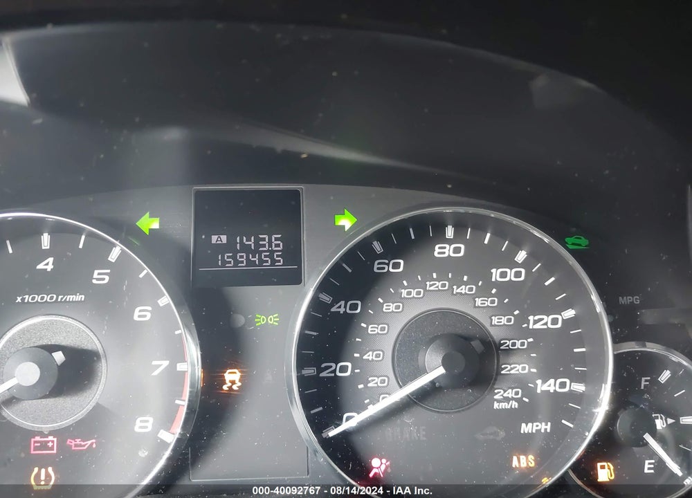 2011 SUBARU OUTBACK 2.5I PREMIUM VIN: 4S4BRBGC2B3326678