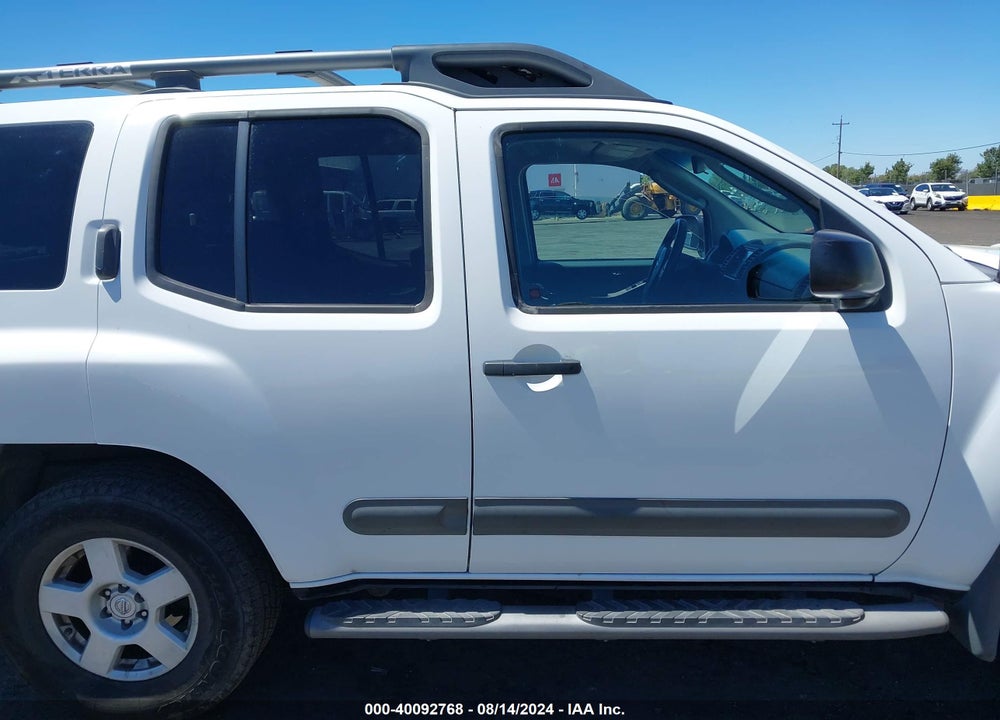 2005 NISSAN XTERRA S VIN: 5N1AN08U75C609102