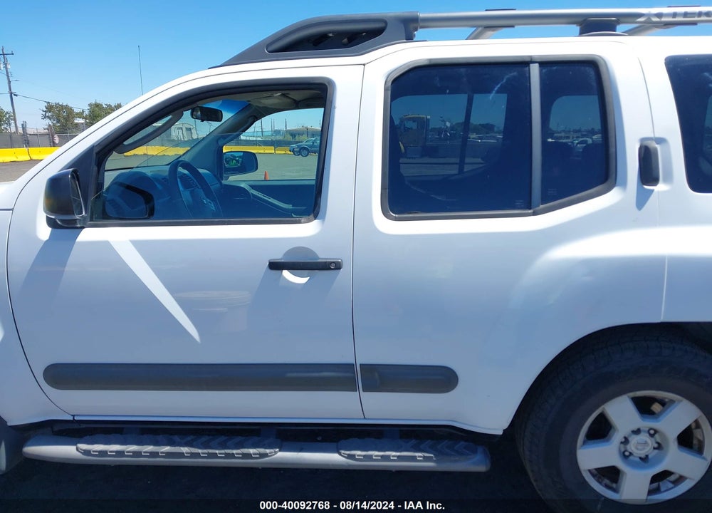 2005 NISSAN XTERRA S VIN: 5N1AN08U75C609102
