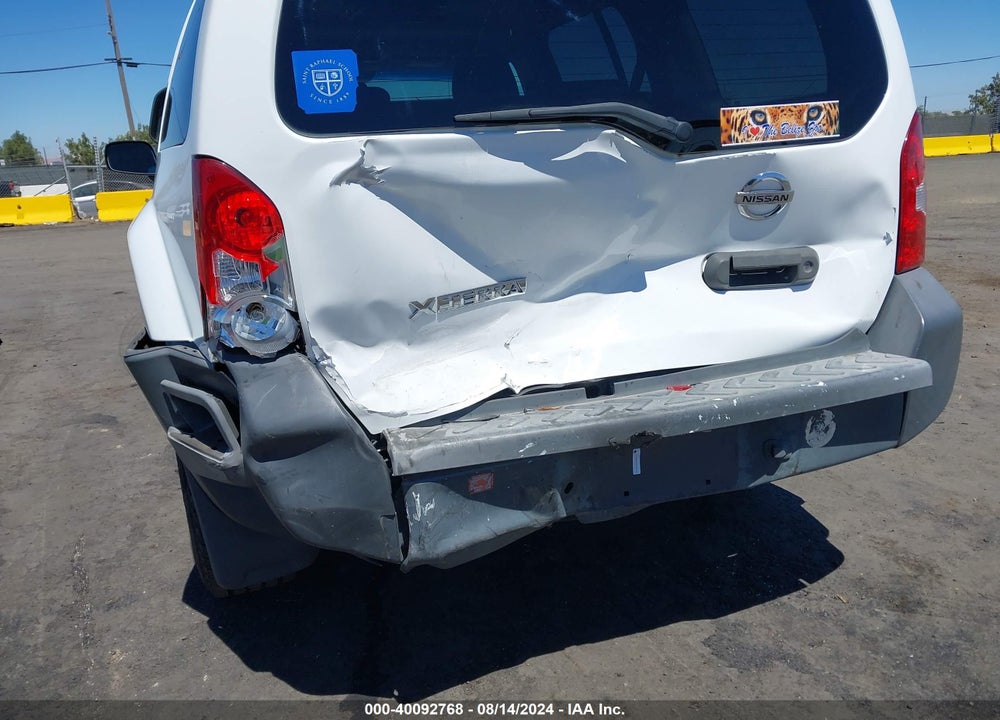 2005 NISSAN XTERRA S VIN: 5N1AN08U75C609102