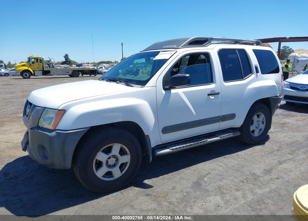 2005 NISSAN XTERRA S VIN: 5N1AN08U75C609102