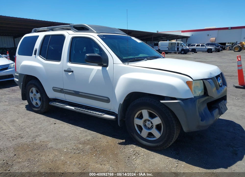2005 NISSAN XTERRA S VIN: 5N1AN08U75C609102