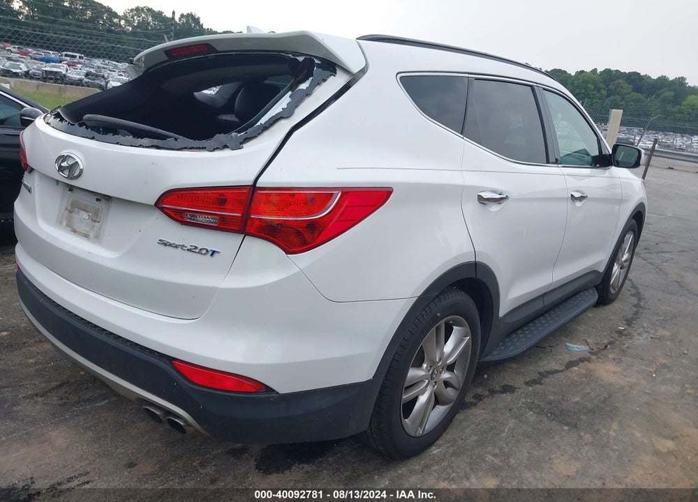 2013 HYUNDAI SANTA FE SPORT 2.0T VIN: 5XYZU3LA2DG074909