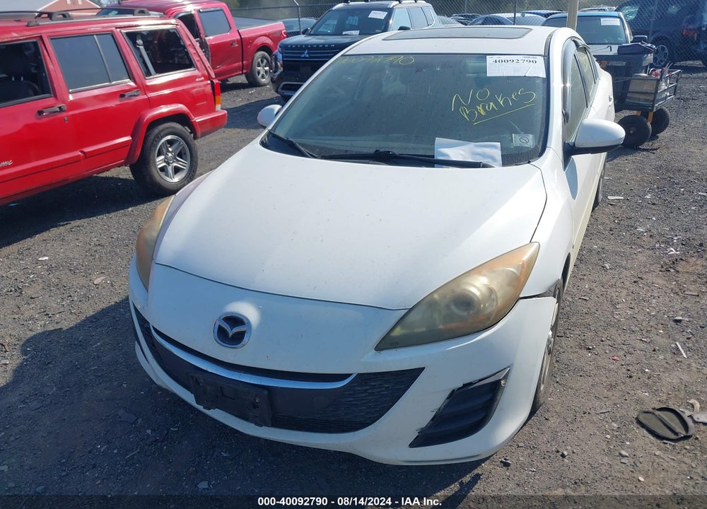 2010 MAZDA 3 I TOURING VIN: JM1BL1SG9A1191428