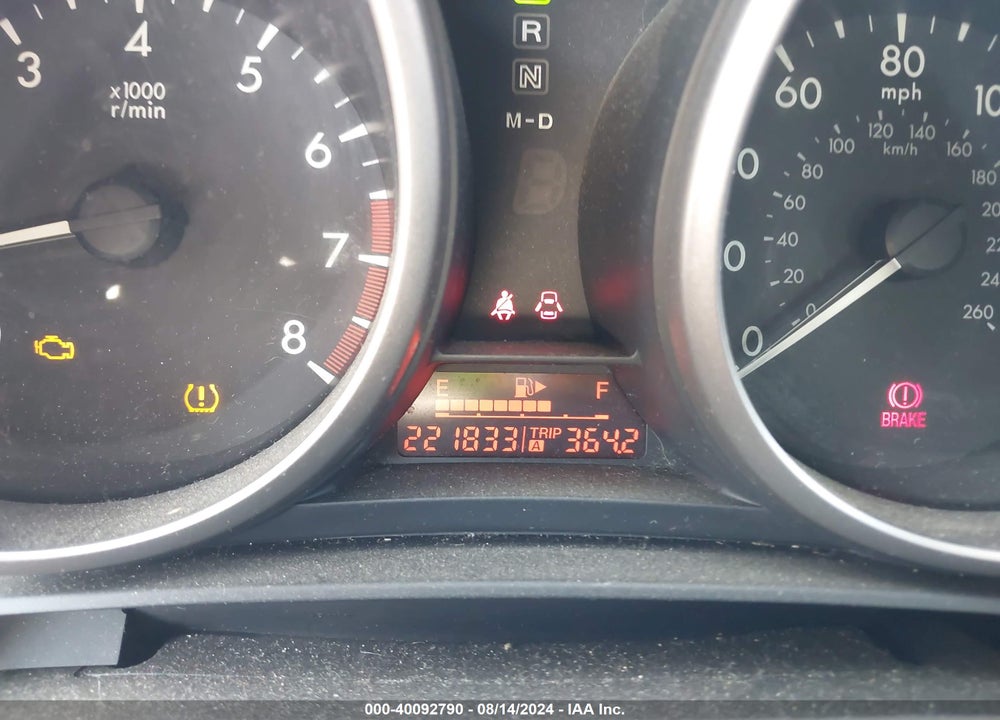 2010 MAZDA 3 I TOURING VIN: JM1BL1SG9A1191428