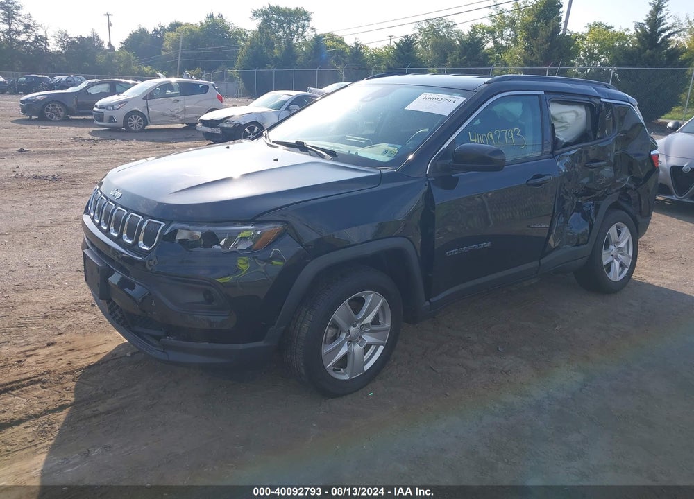 2022 JEEP COMPASS LATITUDE 4X4 VIN: 3C4NJDBB6NT175887