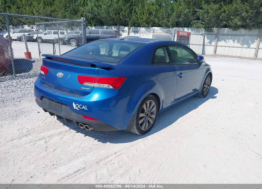 2013 KIA FORTE KOUP SX VIN: KNAFW6A3XD5742366