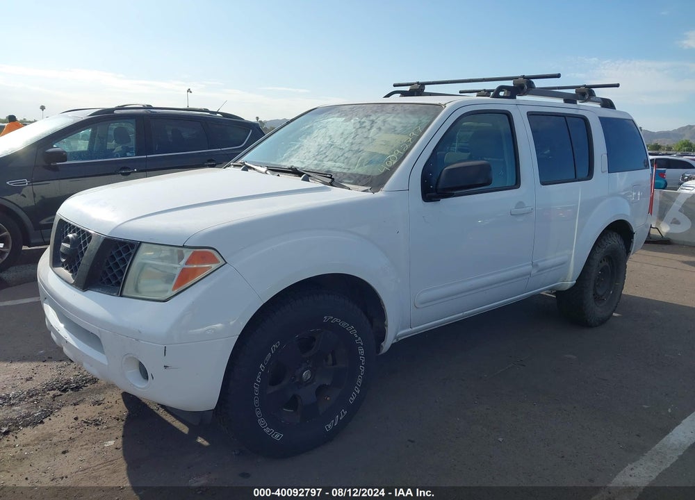 2007 NISSAN PATHFINDER S VIN: 5N1AR18W57C621716