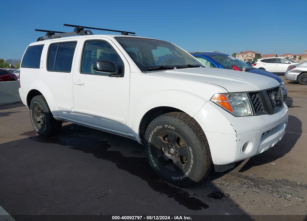 2007 NISSAN PATHFINDER S VIN: 5N1AR18W57C621716