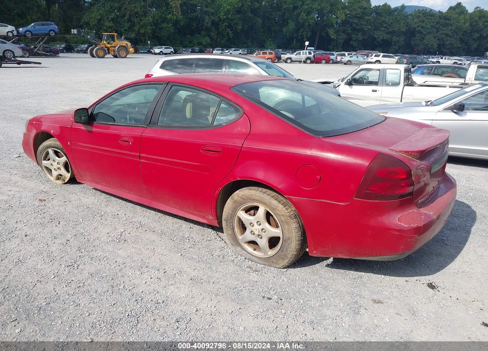 2006 PONTIAC GRAND PRIX VIN: 2G2WP552461253787