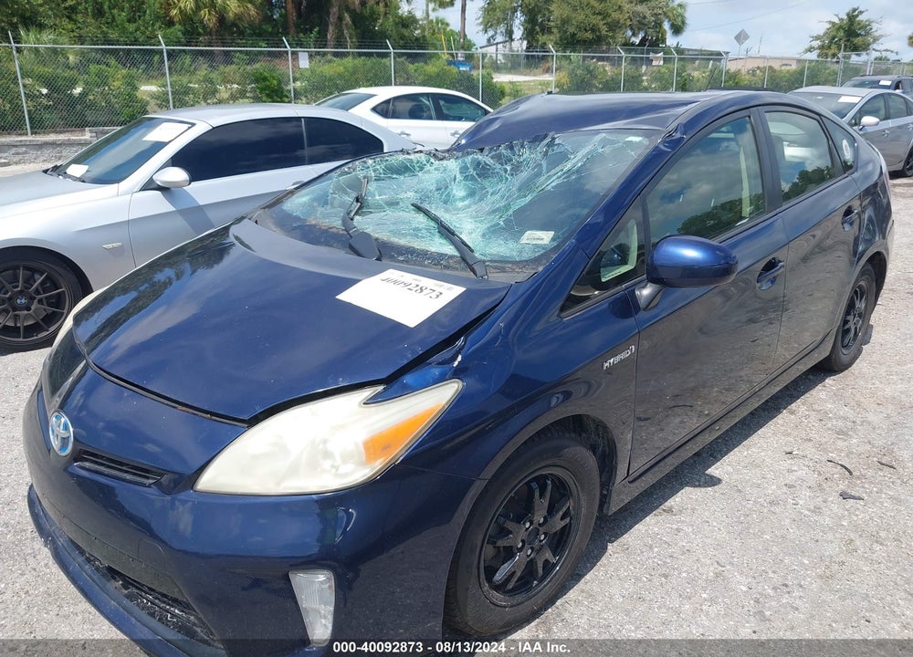 2013 TOYOTA PRIUS VIN: JTDKN3DUXD1622565