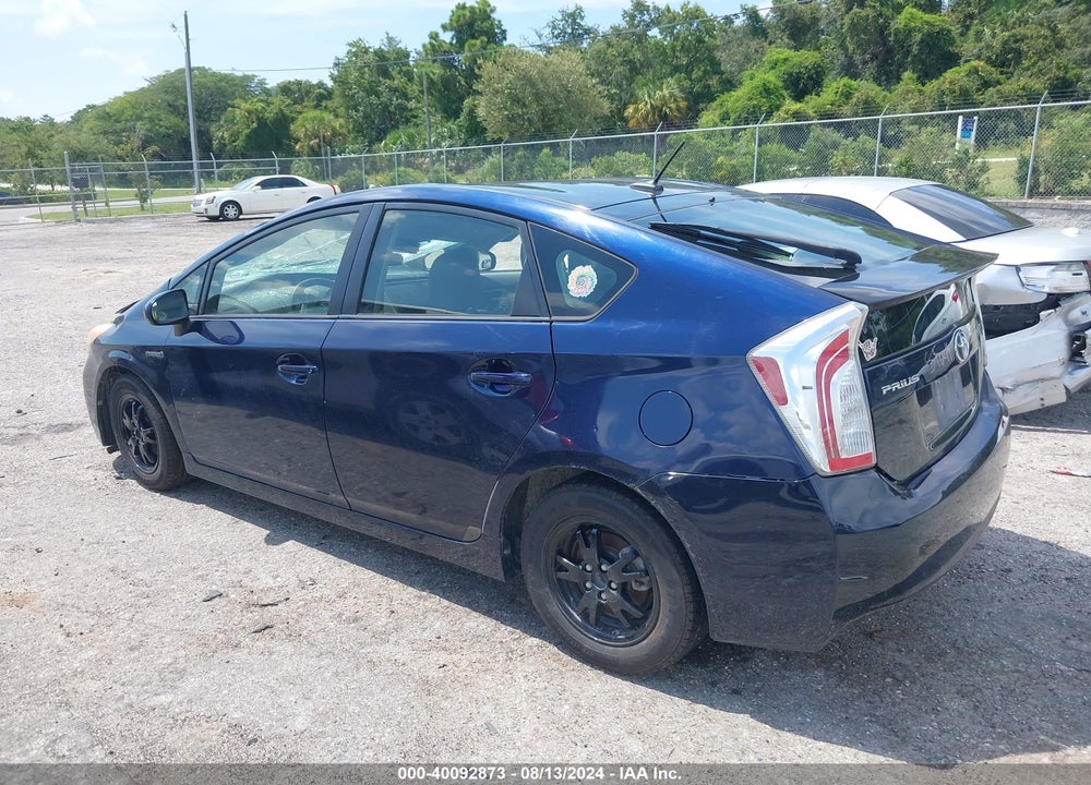 2013 TOYOTA PRIUS VIN: JTDKN3DUXD1622565