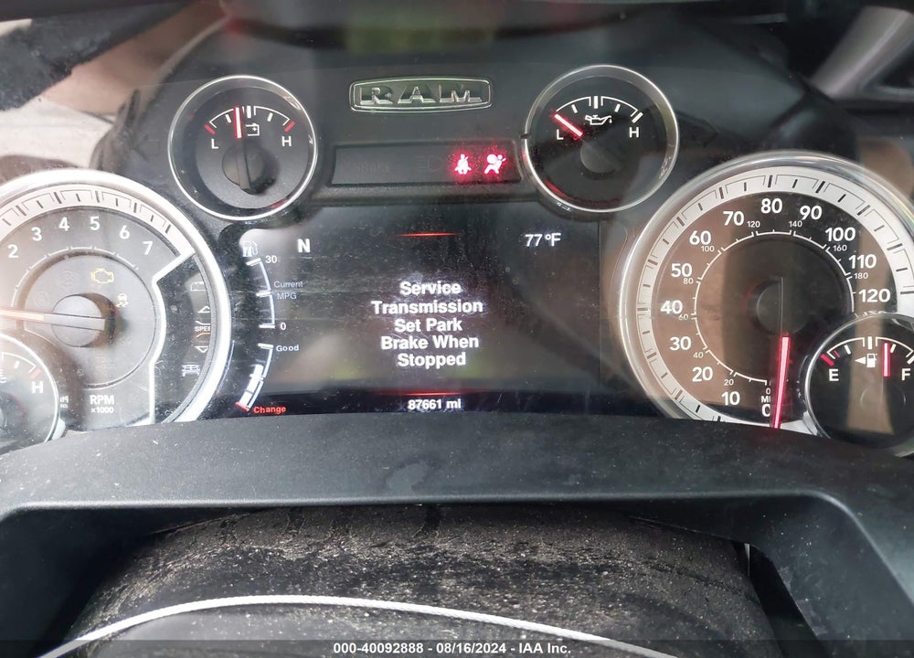 2016 RAM 1500 BIG HORN VIN: 1C6RR7LG5GS197591