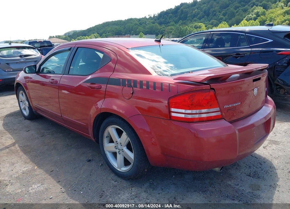 2008 DODGE AVENGER R/T VIN: 1B3LC76M78N130848