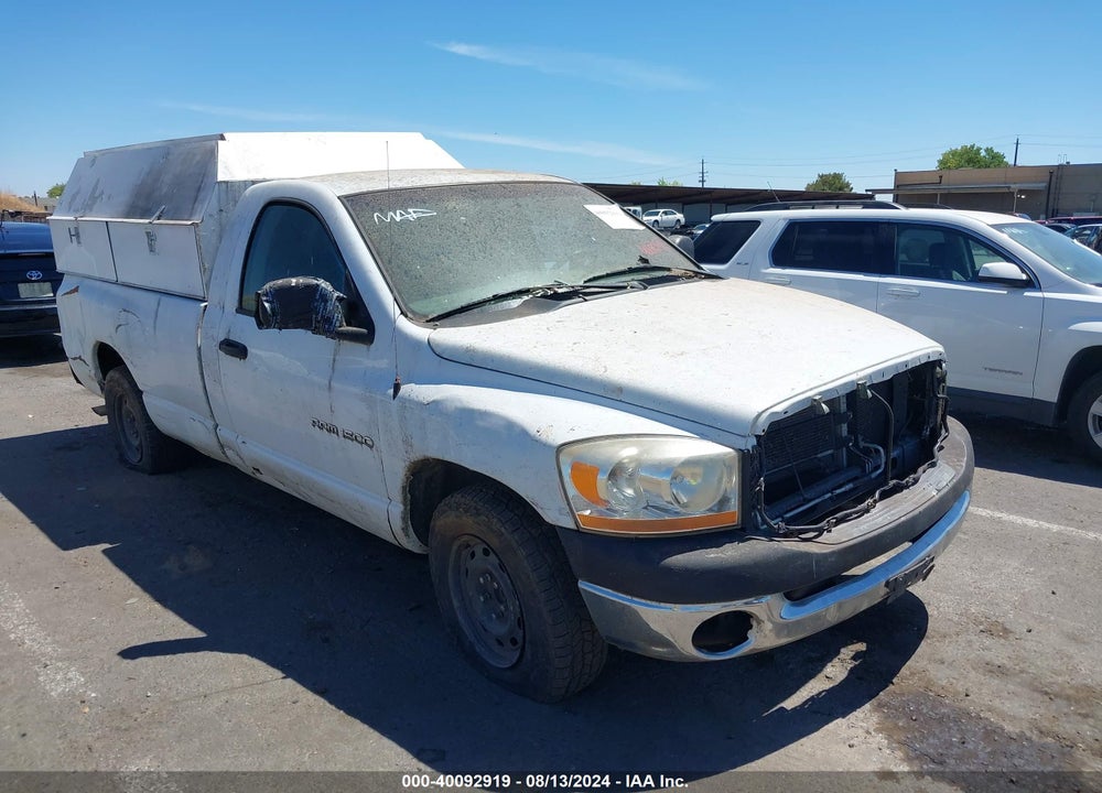 2006 DODGE RAM 1500 ST VIN: 1D7HA16N76J178389