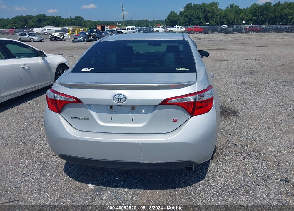 2015 TOYOTA COROLLA S PLUS VIN: 2T1BURHE8FC345602