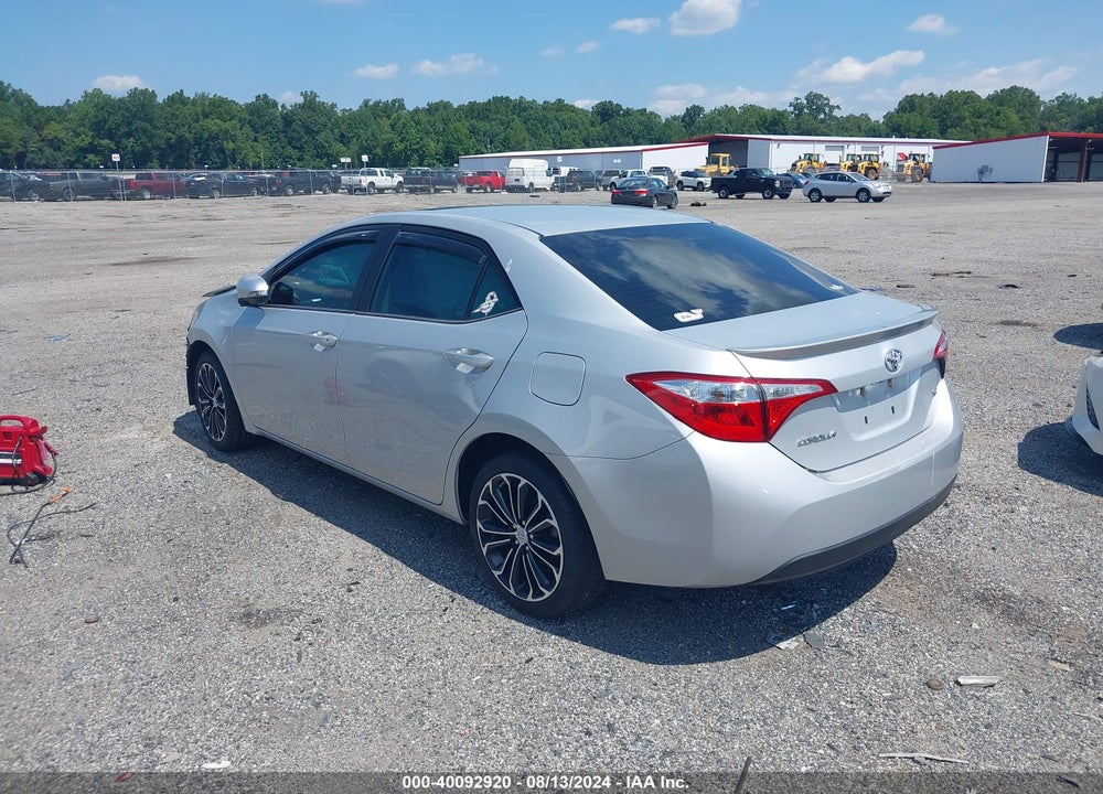 2015 TOYOTA COROLLA S PLUS VIN: 2T1BURHE8FC345602