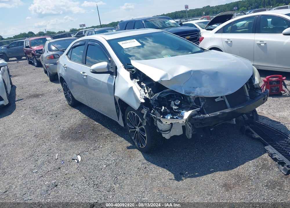 2015 TOYOTA COROLLA S PLUS VIN: 2T1BURHE8FC345602