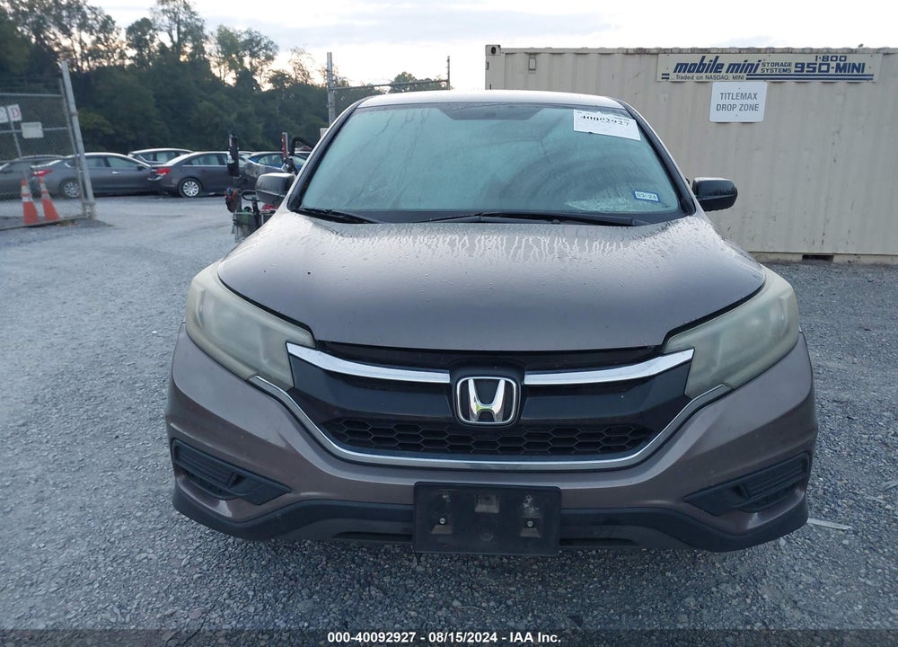 2015 HONDA CR-V LX VIN: 3CZRM3H37FG707817