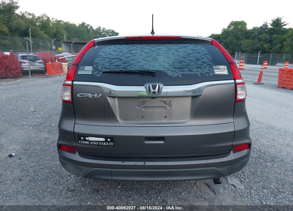 2015 HONDA CR-V LX VIN: 3CZRM3H37FG707817