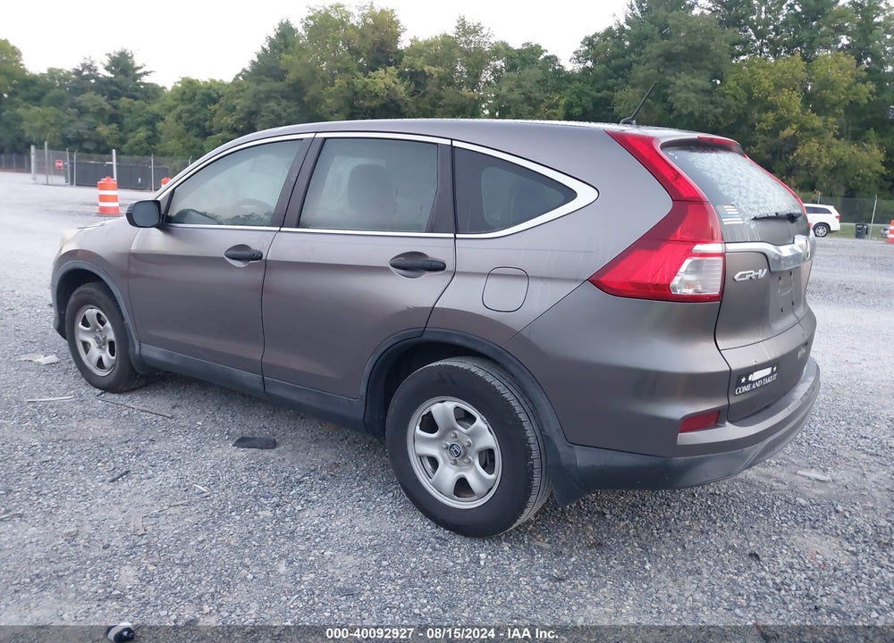 2015 HONDA CR-V LX VIN: 3CZRM3H37FG707817