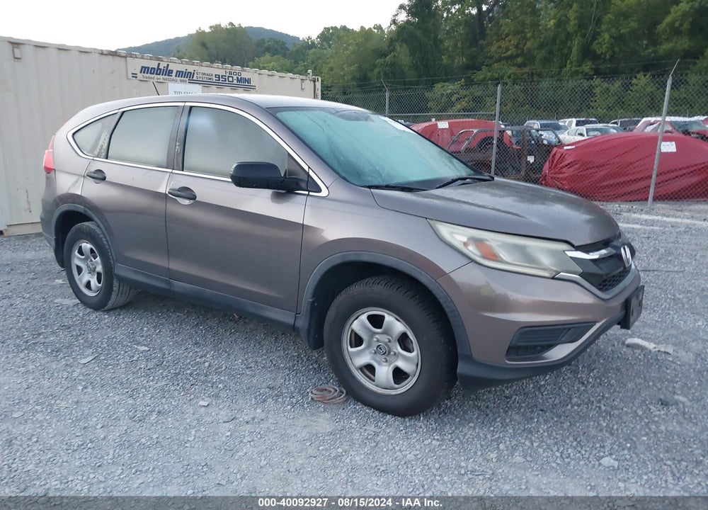 2015 HONDA CR-V LX VIN: 3CZRM3H37FG707817