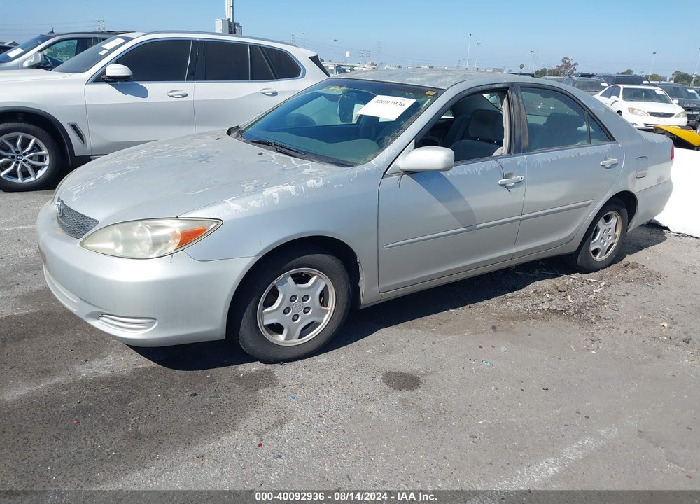 2002 TOYOTA CAMRY LE V6 VIN: 4T1BF32K62U540550